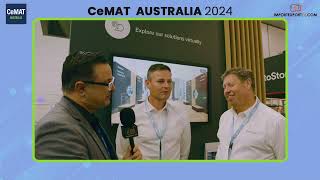 Robert Mackowiak and Grant Smith at CeMAT Australia 2024 [upl. by Jaime]