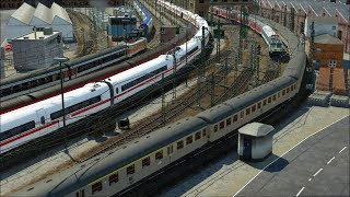 Transport Fever Timelapse Gameplay Eisenbahnknoten [upl. by Ahsla]