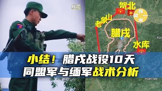 【缅北战事52】小结！腊戌战役开战10天，同盟军与缅军战术局势分析果敢同盟军MNDAA腊戍缅甸战事 [upl. by Kristo]