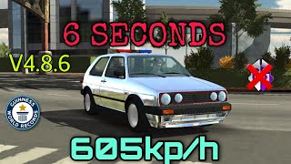 golf gti mk2 👉best gearbox  w16 engine  100 working in new update car parking multiplayer [upl. by Koral]