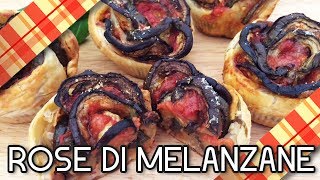 ROSE DI MELANZANE  ROSES EGGPLANTS🍆🌹  CRICUCINA [upl. by Launamme]