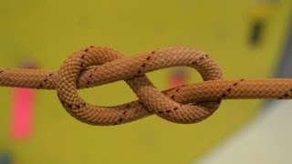 How to Tie Figure 8 FollowThrough Knot  Rock Climbing [upl. by Auqinimod365]