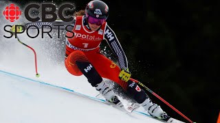 MarieMichèle Gagnon finishes 9th in final World Cup downhill event before Olympics  CBC Sports [upl. by Eynahpets267]