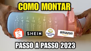 Garrafa de Água de 2L da SHOPEESHEIN Como Montar 2023  Passo a Passo [upl. by Airebma]