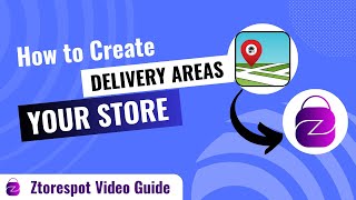 How To Create Delivery Areas Option in Your Store in Ztorespot in Tamil [upl. by Evannia]