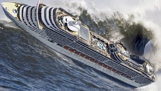 TOP 10 SHIPS in STORM Incredible Monster Waves A Video You Must See [upl. by Ardis20]