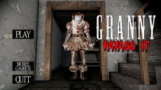 GRANNY ES AHORA EL PAYASO IT 2  ESCAPA DE IT EN MINECRAFT TROLL [upl. by Moraj47]