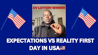 LIFE IN USA 1ST TIME FOR DV LOTTERY WINNERS  EXPECTATIONS VS REALITY MOST PEOPLE WILL NOT TELL YOU [upl. by Eahs]