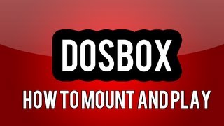 DOSBox  How to mount and play a game [upl. by Lelah]