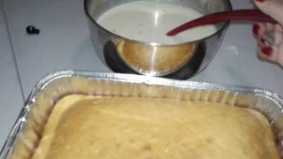 COQUITO CAKE how to make a coquito cake with no alcohol [upl. by Nylear367]