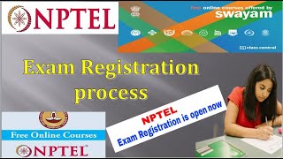 NPTEL EXAM REGISTRATION PROCESS  NPTEL online certification course Exam registration process [upl. by Sherwynd369]