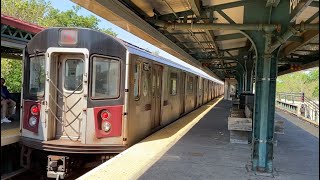 IRT Pelham Line 4 and 6 Trains with Work Train  Parkchester R62A R142 R142A [upl. by Cantlon]