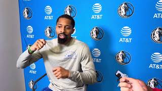 Spencer Dinwiddie postpractice press 10112024 [upl. by Patrich]