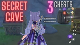 Buishui Plain 3 Secret Chests Location Genshin Impact [upl. by Bounds]