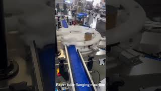 Paper Tube Flanging MachineAutomatic Paper Can Flanger Equipment Tube Flanger Machine Factory [upl. by Wunder1]