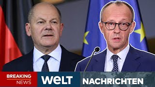 AMPEL GEPLATZT Extremer Druck Gibt Scholz auf Neuwahlen in Deutschland früher möglich WELT LIVE [upl. by Nahtaoj]