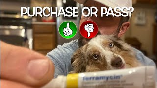 Review of Terramycin Antibiotic Ointment Eye Infection Treatment For Pets [upl. by Joost]