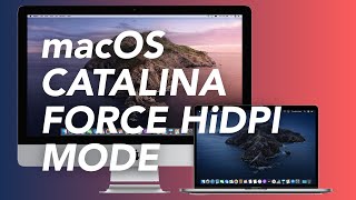 Enable macOS HiDPI Ultrawide Monitor in macOS Catalina [upl. by Anilev]