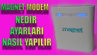 TÜRK TELEKOM TAŞINABİLİR İNTERNET MAGNET MODEM Nedir nasıl kurulur kablosuz ayarları nasıl yapılır [upl. by Ordep]