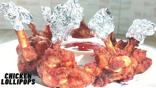 chicken lollipop recipe  quick and easy recipe crispy chicken lollipop [upl. by Millisent]