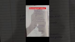 Gluconeogenesis pathway biochemistry 2nd semester bsc nursing shorts viralshorts CHO [upl. by Korns202]