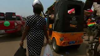 AGBOGBLOSHIE FAMOUS CHEAP FOOD MARKET IN ACCRA GHANA [upl. by Elahcar516]