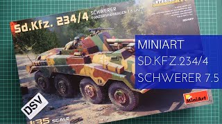 Miniart 135 SdKfz2344 Interior Kit 35427 Kit Review [upl. by Elberfeld705]