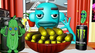 ANIMASI MUKBANG PICKLE CUCUMBER PICKLE [upl. by Wesley]