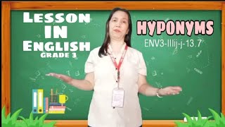 LessonHyponyms English Grade 3 [upl. by Leavitt755]