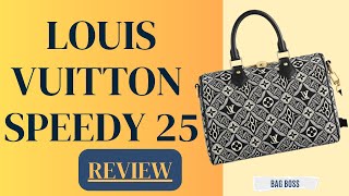 Louis Vuitton Speedy 25 Review  Speedy 25 Bandouliere  Speedy Bag  LV Speedy 25 Bandouliere [upl. by Underwood18]