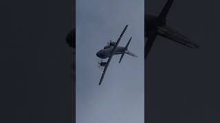 Alenia C27J Spartan Cargo Plane does a FULL LOOP [upl. by Lleroj671]