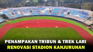 BANYAK BERUBAH TRIBUN DI PASANG 21000 SEAT TREK LARI STANDAR IAAFPROGRES RENOVASI STD KANJURUHAN [upl. by Ivek336]