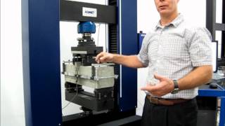 Performing ASTM C1609 on an ADMET eXpert 2655 testing machine [upl. by Noreht241]