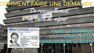 TUTO Comment faire une demande de renouvellement de carte de séjour [upl. by Aicnom997]