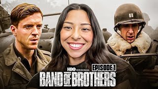 Band of Brothers Season 1 Episode 1  Welcome to easy company First time watching [upl. by Templeton]