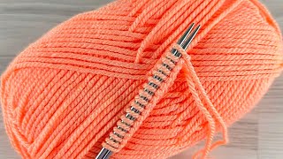 LOOK HOW BEAUTIFUL It is a great knitting pattern You should try this Simple Stitch immediately [upl. by Wiltsey]