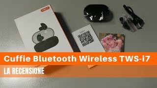 Cuffie TWSi7 Bluetooth Wireless  Recensione [upl. by Imoan]