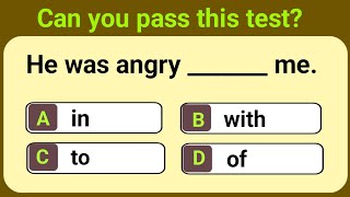 English Grammar Exercise  Prepositions [upl. by Surad]