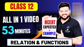 Expected and Repeated Question of Relations amp Functions I Class 12 Maths I NCERT Expected Questions [upl. by Teodora]