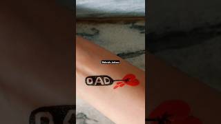 New temporary dad tattoo shorts trending [upl. by Magnolia486]