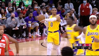 Russell Westbrooks Shot Almost Misses Backboard 😬 [upl. by Salomone]