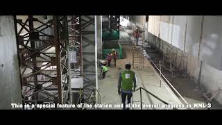 Here’s a special feature of the work progress in Vidyanagari Metro station [upl. by Bertasi]