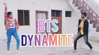 BTS  DYNAMITE Dance Cover  Anukalp amp Anshika [upl. by Nevetse233]