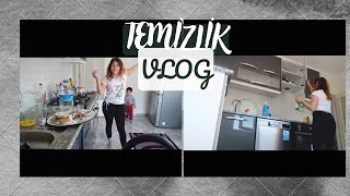 Kitchen Cleaning Mutfak Temizliği Dolapları sildim  temizlikvlog günlükvlog [upl. by Lleira]