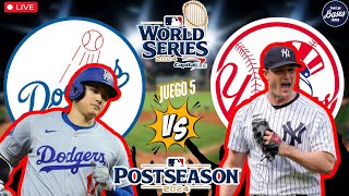 🚨 EN VIVO Serie Mundial 2024  Yankees vs Dodgers  Juego 5  Análisis y Reacciones ⚾🔥 [upl. by Ottinger889]