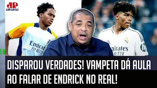 DEU AULA quotMERMÃO o Endrick tem que ENTENDER ISSO No Real Madrid elequot Vampeta FALA VERDADES [upl. by Atinihc]