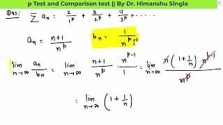 3 p Test and Comparison test  Abhyaskul bscmaths [upl. by Urbani]