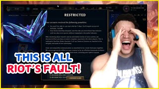 Tyler1 Rage Over Hard Stuck At Diamond Elo Hell  League of Legends Clip [upl. by Nojram]