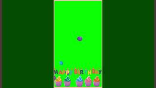 Birthday 🎂 Green Screen ✅  Status Video 151 shorts youtubeshortsfeature happybirthday [upl. by Oahc]