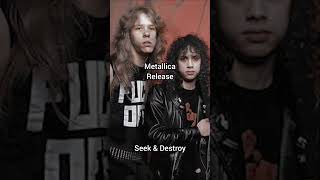 Metallica Demo Riff Tape vs Original Seek amp Destroy metallica guitarriffs [upl. by Luthanen]